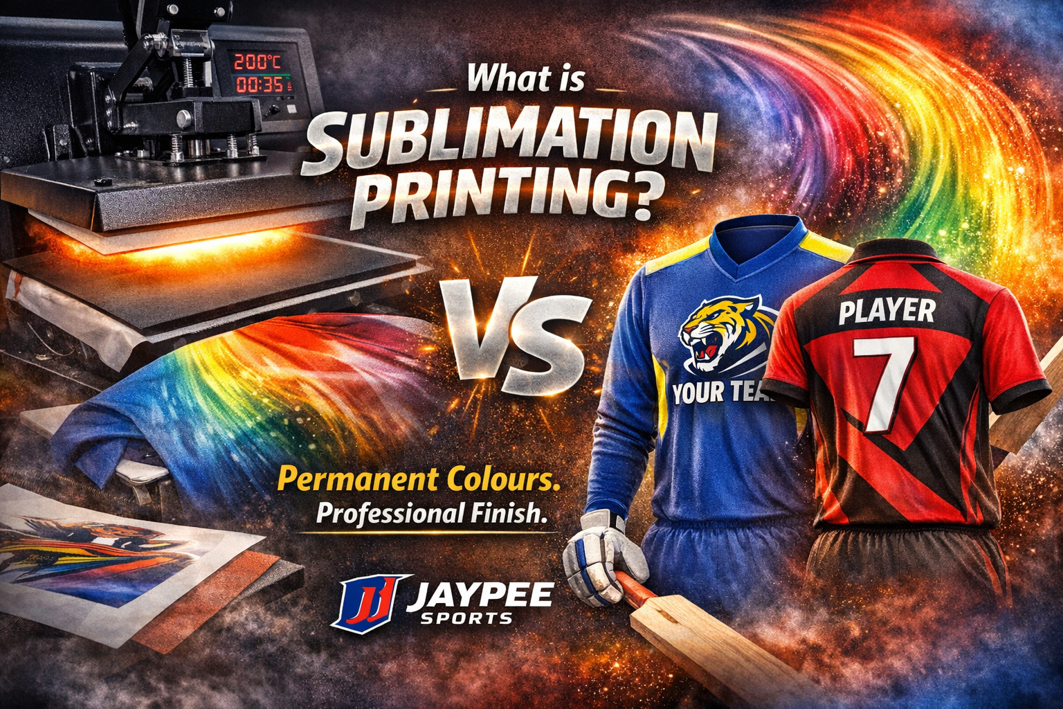 What is Sublimation Printing? | Best Method for Custom Cricket Jerseys in India