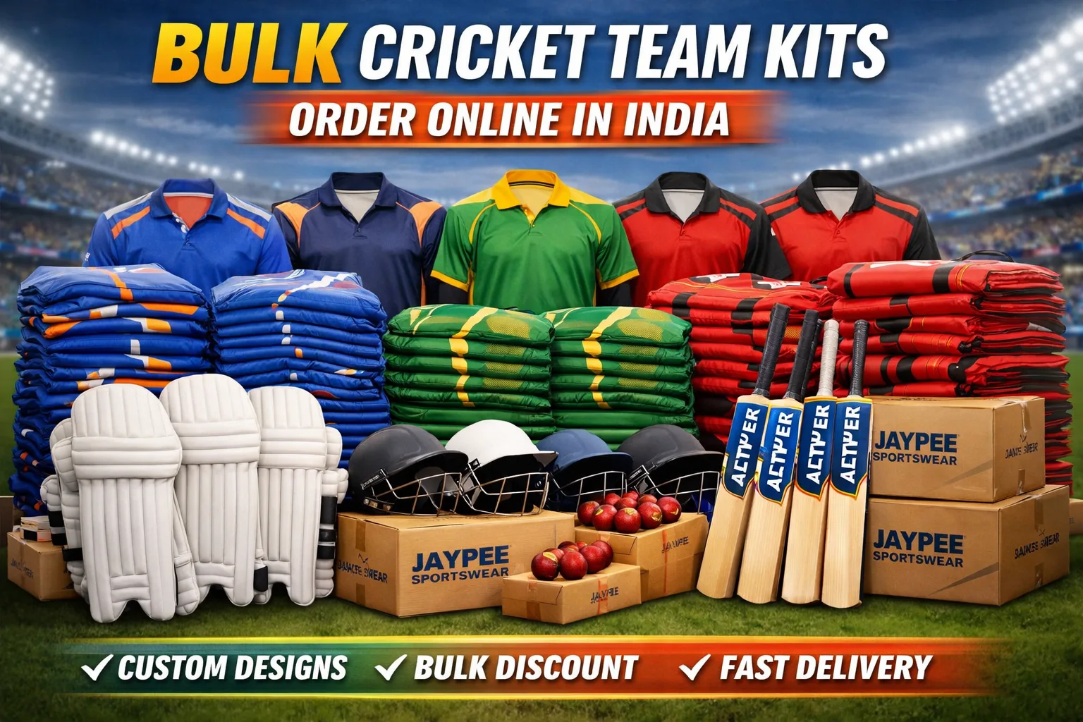 How to Order Custom Cricket Team Kits in Bulk Online in India