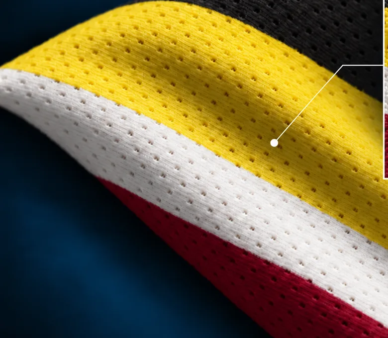 DOTTA-F pinhole dot mesh sportswear fabric, close-up