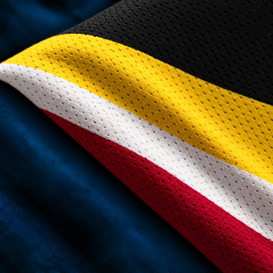 LINEA-S micro dot knit (saleena) sportswear fabric, close-up