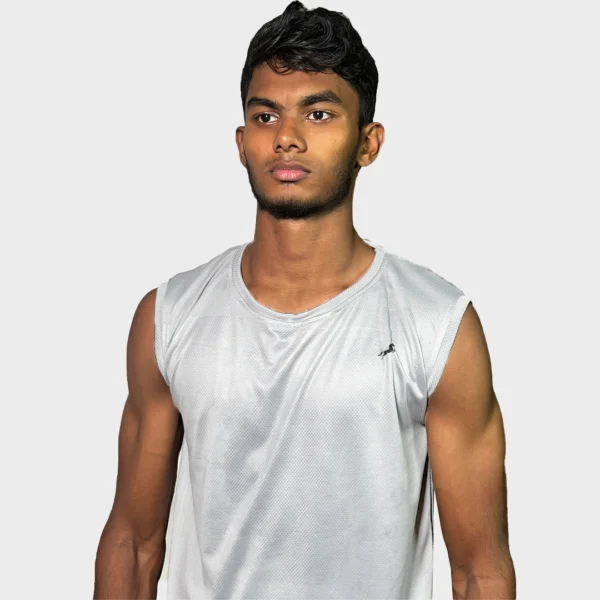 WHITE SLEEVELESS TANKS JAYPEE