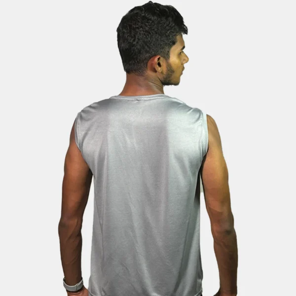 GREY SLEEVELESS TANKS JAYPEE