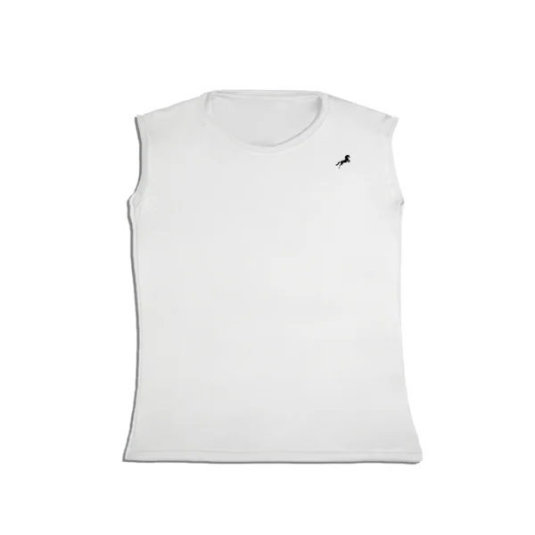 WHITE SLEEVELESS TANKS JAYPEE