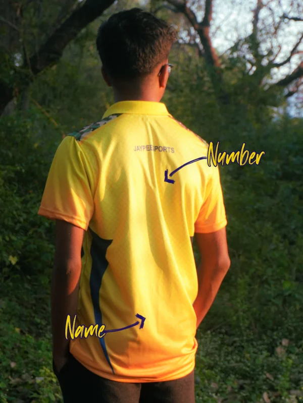 Chennai 2025 Jersey Back sample