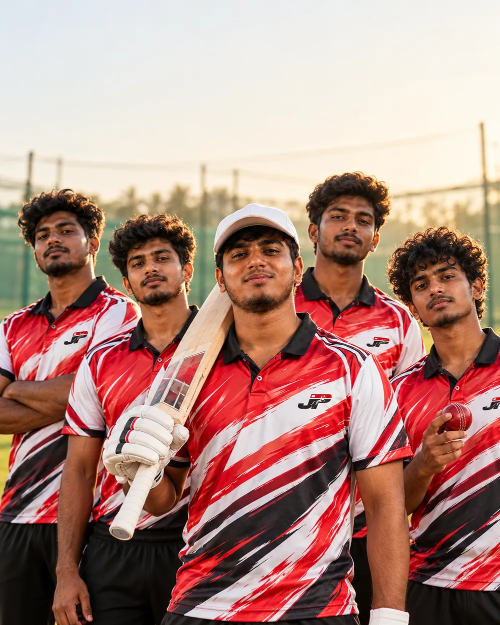 Team in custom Jaypee Sports jerseys