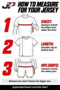 How to Measure Jersey Size Without a Measuring Tape